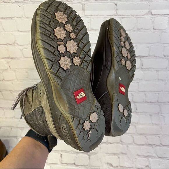 The North Face Shellista II Mid Faux Fur Boots US 6.5 - Cloud Grey - Picture 8 of 9